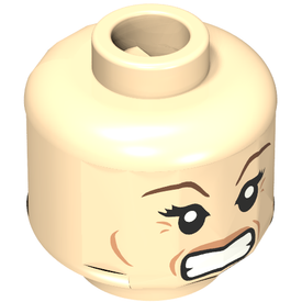 LEGO® los onderdeel Hoofd in kleur Lichte Noga 3626pb0590