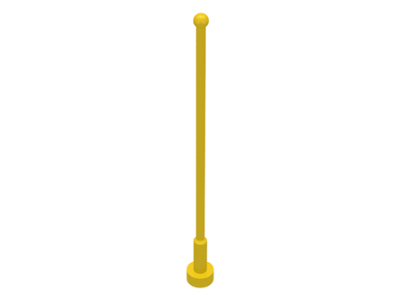 LEGO® los onderdeel Antenne in kleur Geel 2569
