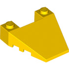 LEGO® los onderdeel Wig in kleur Geel 93348