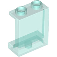 Plaatje in Gallery viewer laden, LEGO® los onderdeel Paneel Doorzichtig Lichtblauw 87552