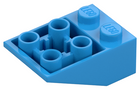 LEGO® los onderdeel Dakpan Omgekeerd Donker Azuurblauw 3747b