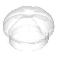 LEGO® los onderdeel Hoofddeksels in kleur Doorzichtig 3898