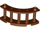 LEGO® los onderdeel Hek in kleur Roodachtig Bruin 30056