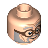 Plaatje in Gallery viewer laden, LEGO® los onderdeel Hoofd in kleur Lichte Noga 3626pb0619