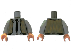 LEGO® Lijf met Motief Donker Blauwachtig Grijs 973pb0944c01