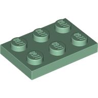 Plaatje in Gallery viewer laden, LEGO® los onderdeel Plaat Algemeen in kleur Zandgroen 3021