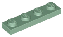 LEGO® los onderdeel Plaat Algemeen in kleur Zandgroen 3710