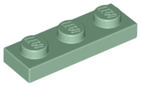 Plaatje in Gallery viewer laden, LEGO® los onderdeel Plaat Algemeen in kleur Zandgroen 3623