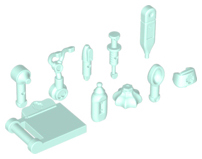 LEGO® los onderdeel Friends in kleur Licht Aqua 98393