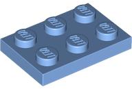 LEGO® los onderdeel Plaat Algemeen Medium Blauw 3021