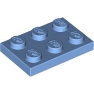 Plaatje in Gallery viewer laden, LEGO® los onderdeel Plaat Algemeen Medium Blauw 3021