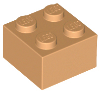 LEGO® los onderdeel Steen in kleur Medium Noga 3003