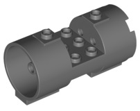 Plaatje in Gallery viewer laden, LEGO® los onderdeel Cilinder Donker Blauwachtig Grijs 93168
