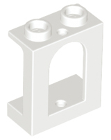 LEGO® los onderdeel Raamkozijn in kleur Wit 90195