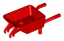 LEGO® los onderdeel Accessoire in kleur Rood 98288