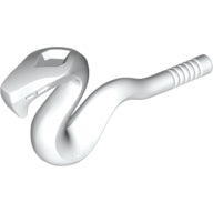 LEGO® los onderdeel Landdier in kleur Wit 98136