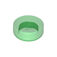 Plaatje in Gallery viewer laden, LEGO® los onderdeel Tegel Rond Doorzichtig Groen 98138