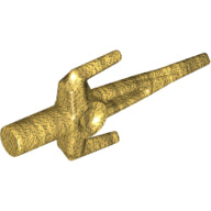 LEGO® los onderdeel Wapen in kleur Parel Goud 98139