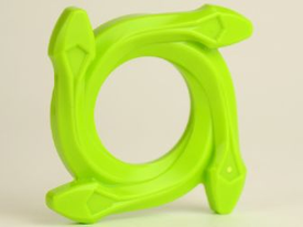 LEGO® los onderdeel Ring in kleur Limoen 98342