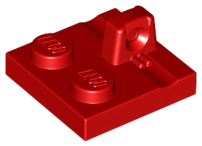 LEGO® los onderdeel Scharnier in kleur Rood 92582