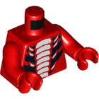 LEGO® los onderdeel Lijf met Motief Rood 973pb1038c01