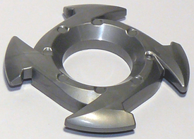 LEGO® los onderdeel Ring in kleur Zilver 98341