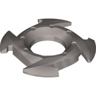 LEGO® los onderdeel Ring in kleur Zilver 98341