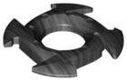 LEGO® los onderdeel Ring in kleur Parel Donkergrijs 98341