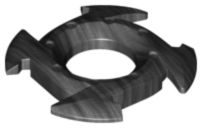 LEGO® los onderdeel Ring in kleur Parel Donkergrijs 98341