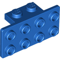LEGO® los onderdeel Beugel in kleur Blauw 93274