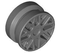 LEGO® los onderdeel Wiel Donker Blauwachtig Grijs 93595