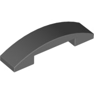 Plaatje in Gallery viewer laden, LEGO® Dakpan Gebogen Donker Blauwachtig Grijs 93273