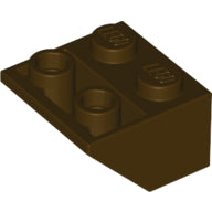 LEGO® los onderdeel Dakpan Omgekeerd Donker Bruin 3660