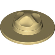 LEGO® los onderdeel Hoofddeksels in kleur Geelbruin 98279