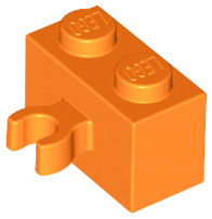 LEGO® los onderdeel Steen Aangepast in kleur Oranje 30237b