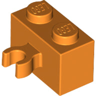 Plaatje in Gallery viewer laden, LEGO® los onderdeel Steen Aangepast in kleur Oranje 30237b