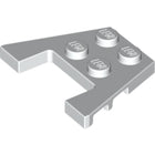 LEGO® los onderdeel Wig Plaat in kleur Wit 48183