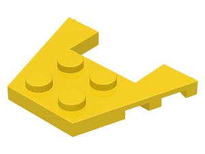 LEGO® los onderdeel Wig Plaat in kleur Geel 48183