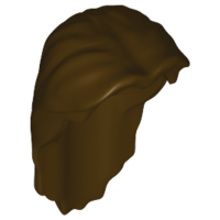 LEGO® los onderdeel Haar in kleur Donker Bruin 40239