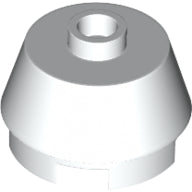 Plaatje in Gallery viewer laden, LEGO® los onderdeel Kegel in kleur Wit 98100