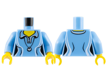 Plaatje in Gallery viewer laden, LEGO® onderdeel Lijf met Motief Medium Blauw 973pb0984c01