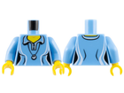 LEGO® onderdeel Lijf met Motief Medium Blauw 973pb0984c01