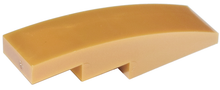 Plaatje in Gallery viewer laden, LEGO® los onderdeel Dakpan Gebogen in kleur Parel Goud 61678
