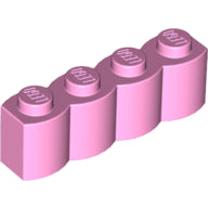 Plaatje in Gallery viewer laden, LEGO® los onderdeel Steen Aangepast in kleur Fel Roze 30137