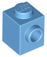 Plaatje in Gallery viewer laden, LEGO® los onderdeel Steen Aangepast Medium Blauw 87087