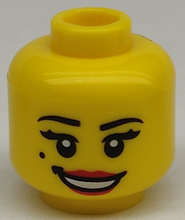Plaatje in Gallery viewer laden, LEGO® los onderdeel Hoofd in kleur Geel 3626cpb0658