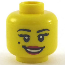 Plaatje in Gallery viewer laden, LEGO® los onderdeel Hoofd in kleur Geel 3626cpb0658