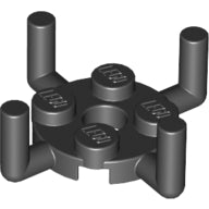 LEGO® los onderdeel Plaat Rond in kleur Zwart 98284