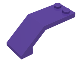 LEGO® los onderdeel Voorruit in kleur Donkerpaars 6070