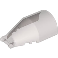 LEGO® los onderdeel Voorruit Doorzichtig Zwart 92279